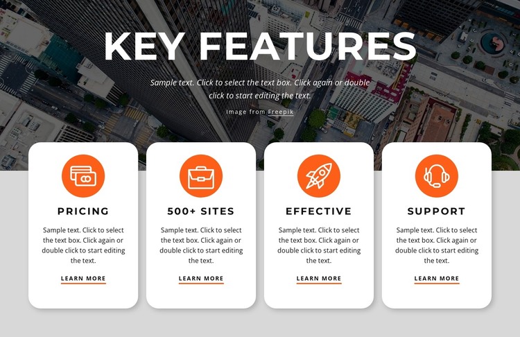 We create unique applications HTML Template