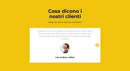 Due Testimonianze In Slider - Modelli Di Siti Web Reattivi