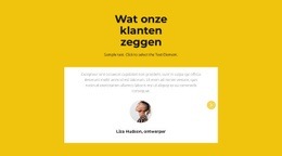 Twee Getuigenissen In Slider - Websitebouwer Voor Inspiratie