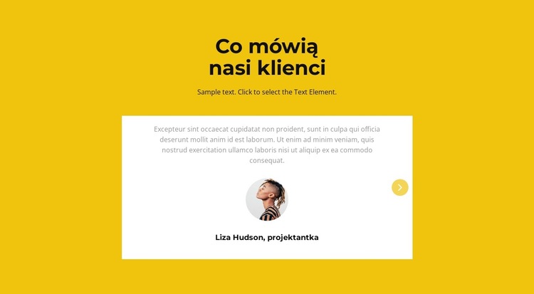 Dwie referencje w suwaku Szablon witryny sieci Web