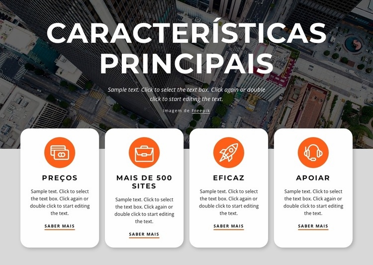 Criamos aplicativos exclusivos Modelo