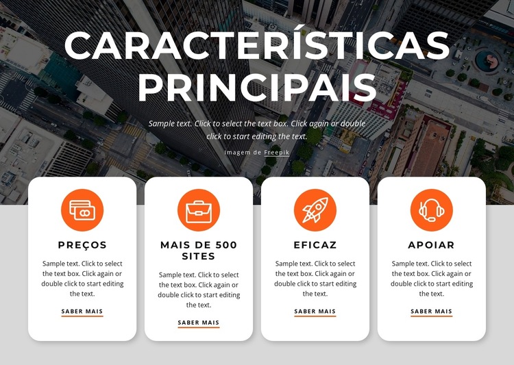 Criamos aplicativos exclusivos Modelo de site