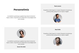 Bu Bizim Personelimiz - Tamamen Duyarlı Şablon