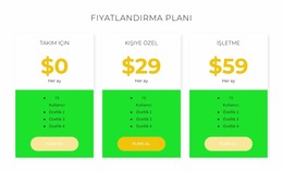 Yeni Fiyatlandırma - Joomla Şablonu 2024