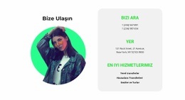 Tüm Kişi Bilgileri - Yaratıcı Çok Amaçlı Şablon