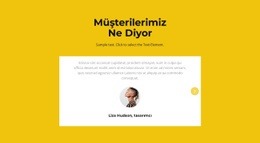 Kaydırıcıda Iki Referans - Duyarlı Web Sitesi Şablonları