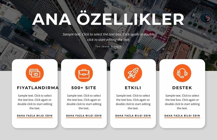 Benzersiz uygulamalar yaratıyoruz Şablon