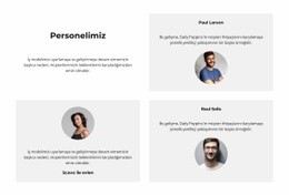 Bu Bizim Personelimiz - Web Sitesi Maket Şablonu