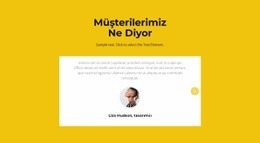 Kaydırıcıda Iki Referans Için Premium Web Sitesi Tasarımı