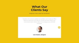 Two Testimonials In Slider WordPress Theme