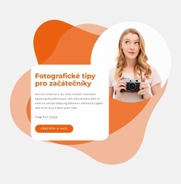 Fotografické Tipy Pro Začátečníky – HTML Šablona Webových Stránek