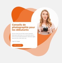 Conseils Photo Pour Les Débutants - HTML Template Builder