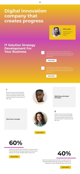 Digital Future Landing Page