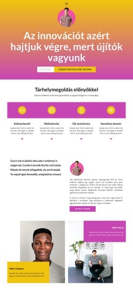 A Tetején Maradni - Webhelysablonok