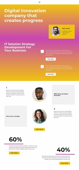 Digital Future - Free Website Mockup