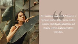 Tropická Nálada – Vlastní Motiv WordPress