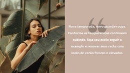 Modelo Web Responsivo Para Clima Tropical