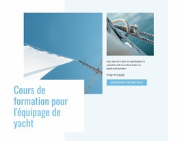 Cours De Formation Des Équipages De Yacht - Conception De Sites Web Professionnels