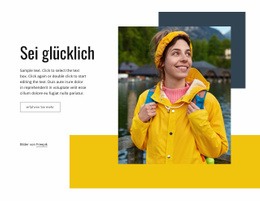 Reisen Macht Uns Glücklich - Benutzerfreundliche Zielseite