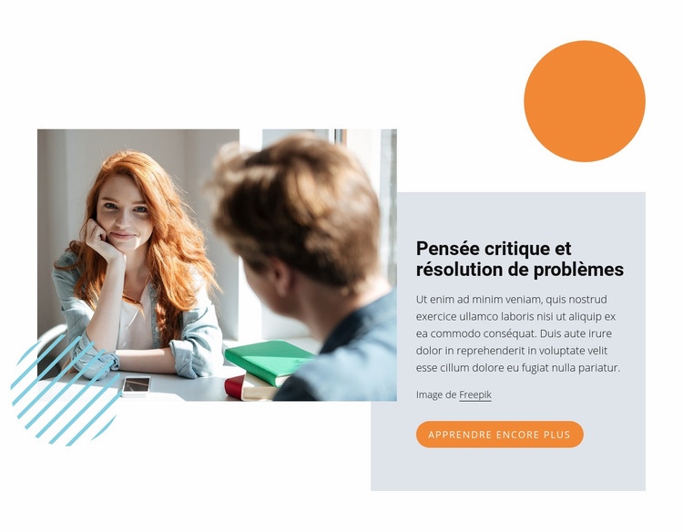 Esprit critique Modèles de constructeur de sites Web