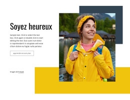 Le Voyage Nous Rend Heureux - HTML Website Creator