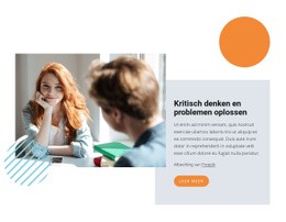 Exclusieve HTML5-Sjabloon Voor Kritisch Denken