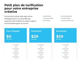 Cela Signifie La Tarification - Modèle HTML Simple