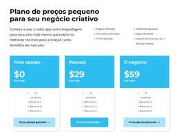 Isso Significa Preços - Modelo De Página HTML