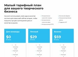 Тема HTML5 Для Это Означает Ценообразование