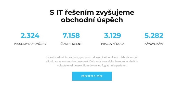 To znamená úspěch Šablona CSS