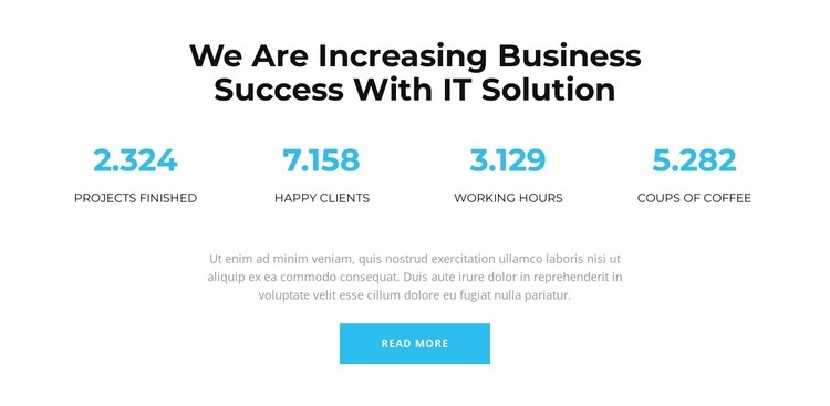 This means success Homepage Design