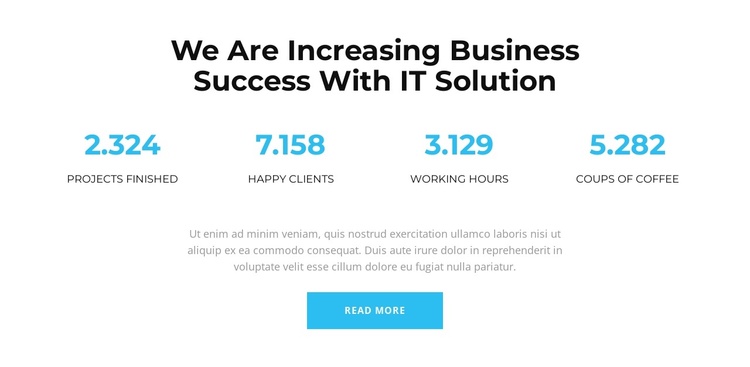 This means success Joomla Template