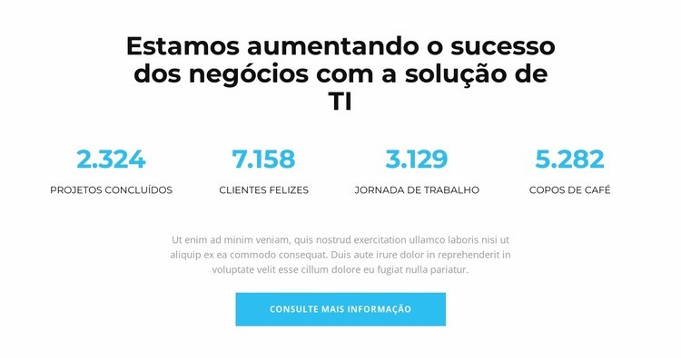 Isso significa sucesso Design do site