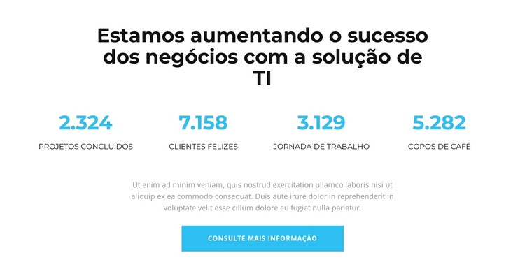 Isso significa sucesso Template CSS