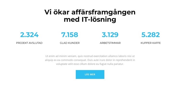 Detta betyder framgång Webbplats mall