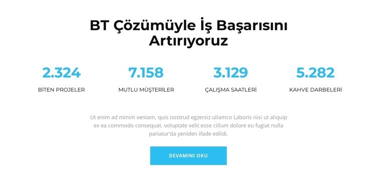 Bu başarı demektir Web Sitesi Mockup'ı