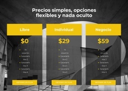 Elija Su Precio Personal: Plantilla HTML5 Adaptable