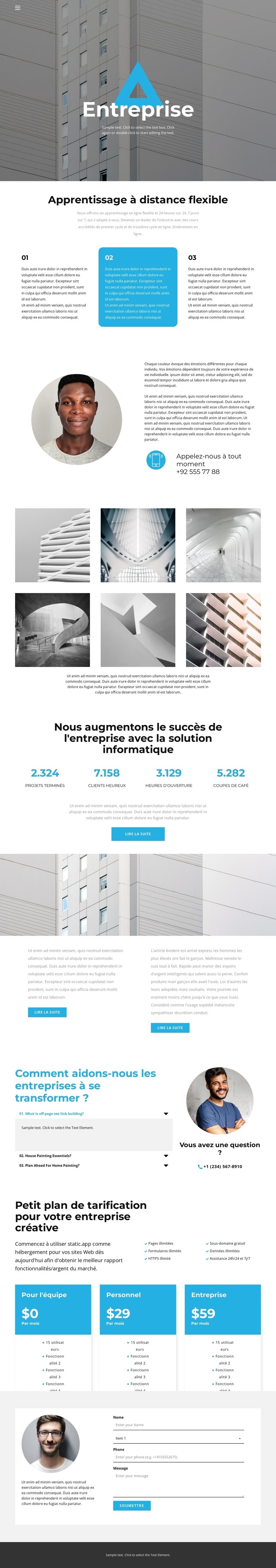 Besoin d'une idée d'entreprise Conception de site Web