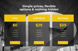 Choose Your Personal Pricing - HTML Builder