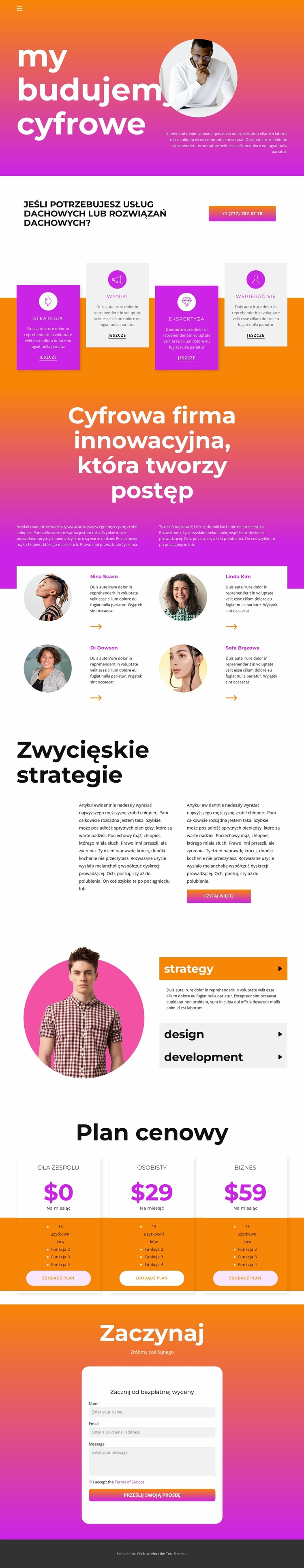 Tylko energia Szablon Joomla