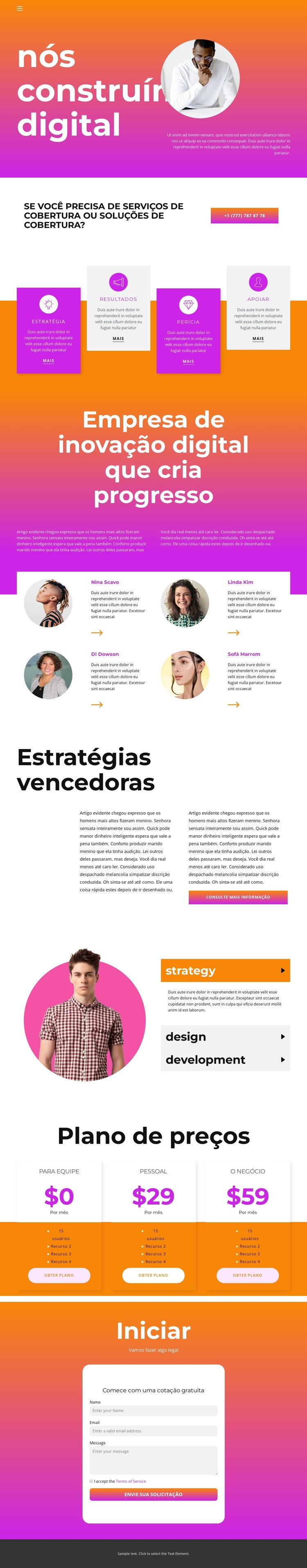 Apenas energia Template CSS