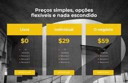 Escolha Seu Preço Pessoal - Modelo Gratuito