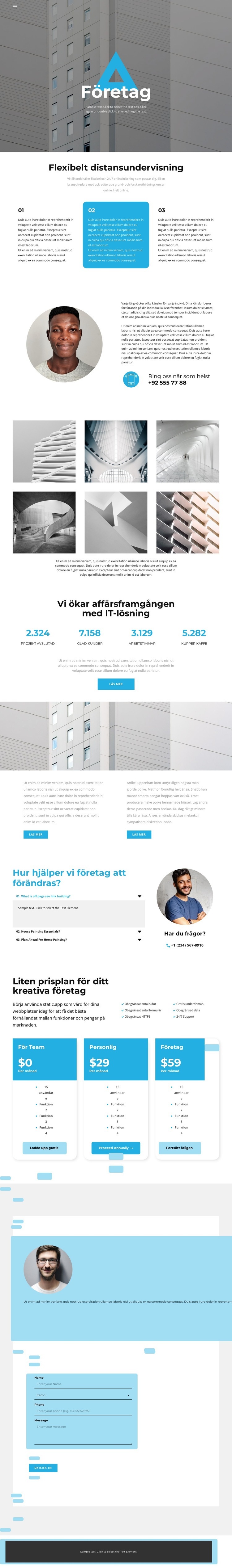 Behöver en affärsidé WordPress -tema