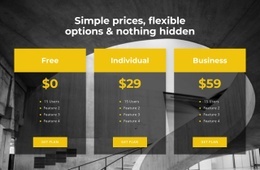Choose Your Personal Pricing Color Schemes