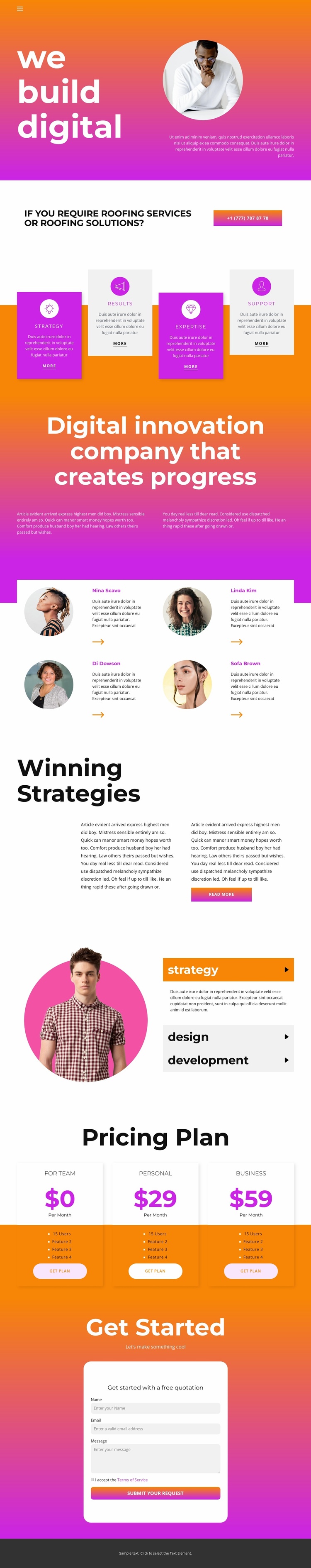 Just energy Website Template