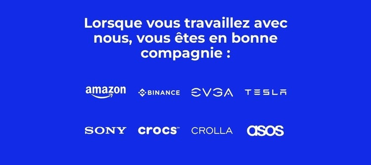 Nous sommes spécialisés dans la création de marques Conception de site Web