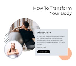 How To Transform Your Body CSS Template