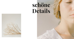 Schmuck Details - HTML-Webseitenvorlage