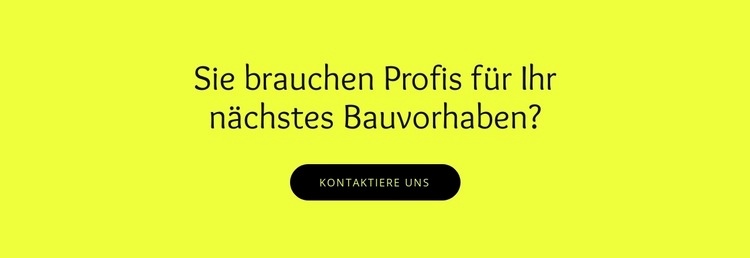 Bauvorhaben für Ihr Vorlage