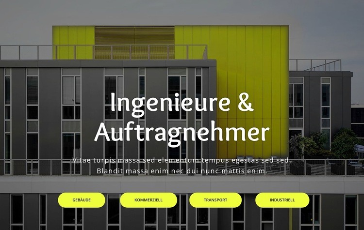 Baustatik Website Builder-Vorlagen